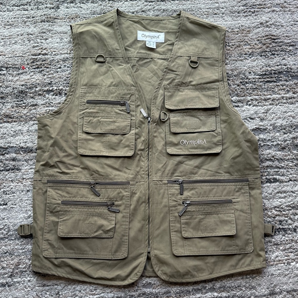 Khaki Utility Vest